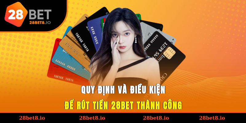 Quy định và điều kiện để rút tiền 28BET thành công