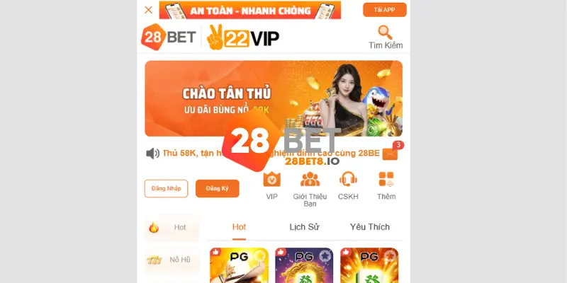 28BET - Trang Chủ 28BET COM Chính Thức 2026 | Đăng Ký +280K 3 28BET thiết kế giao diện hiện đại, dễ dàng sử dụng
